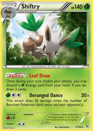 Shiftry 7/106 Flashfire