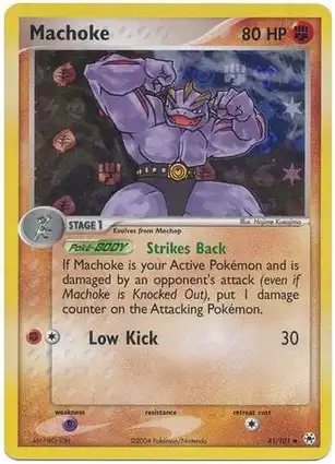 Machoke 41/101 EX Hidden Legends