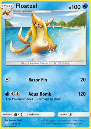 Floatzel 23/73 Shining Legends