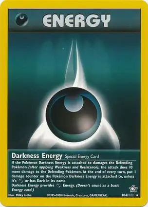 Darkness Energy 104/111 Neo Genesis