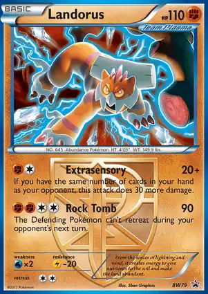 Landorus BW79 Black & White Promos
