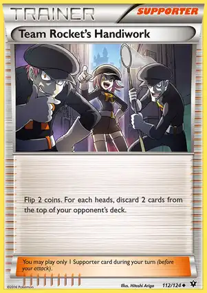 Team Rocket's Handiwork 112/124 Fates Collide