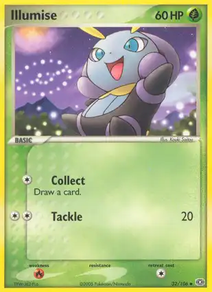 Illumise 32/106 EX Emerald