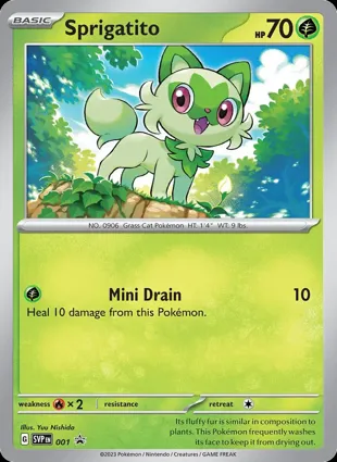 Sprigatito 001 Scarlet & Violet Promos