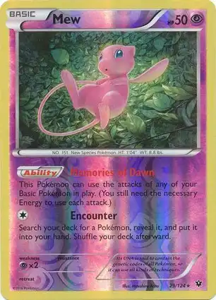 Mew 29/124 Fates Collide