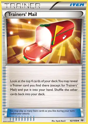 Trainers' Mail 92/108 Roaring Skies