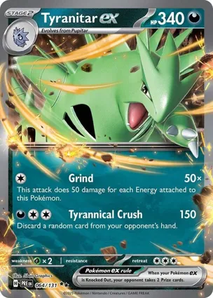 Tyranitar ex 064/131 Prismatic Evolutions