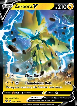 Zeraora V SWSH263 Sword & Shield Promos