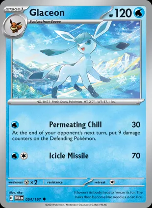 Glaceon 054/167 Twilight Masquerade