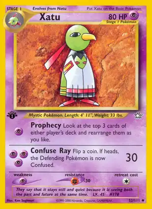 Xatu 52/111 Neo Genesis 1st Edition