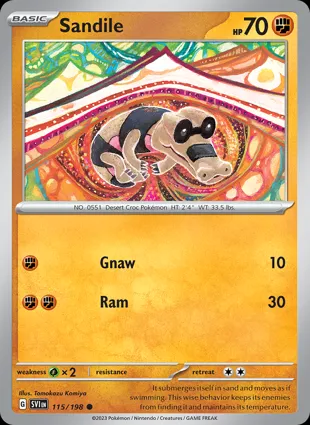 Sandile 115/198 Scarlet & Violet