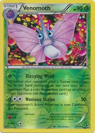 Venomoth 2/119 Phantom Forces