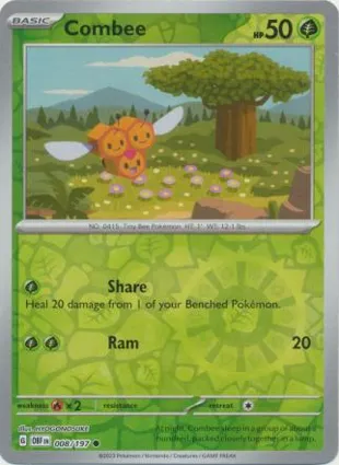 Combee 008/197 Obsidian Flames
