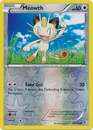Meowth 106/149 Boundaries Crossed