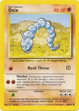 Onix 56/102 Base Set Unlimited