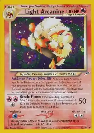 Light Arcanine 12/105 Neo Destiny