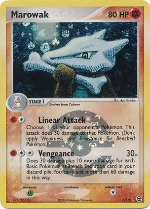Marowak 7/112 EX FireRed & LeafGreen