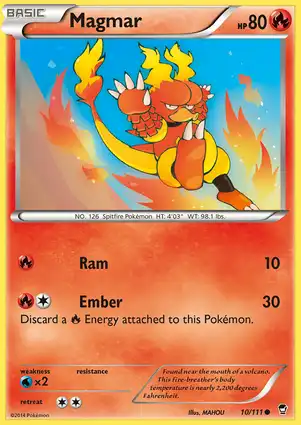 Magmar 10/111 Furious Fists