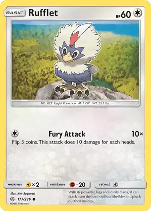 Rufflet 177/236 Cosmic Eclipse
