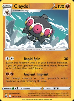 Claydol 145/264 Fusion Strike