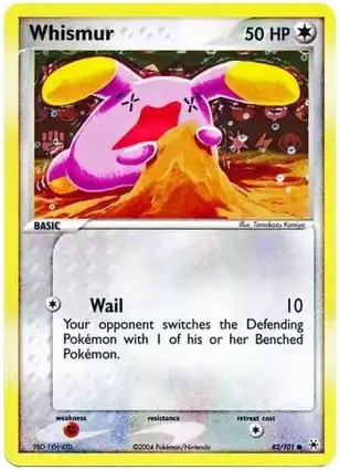 Whismur 82/101 EX Hidden Legends