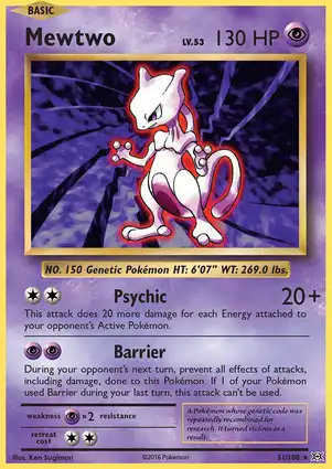 Mewtwo 51/108 Evolutions