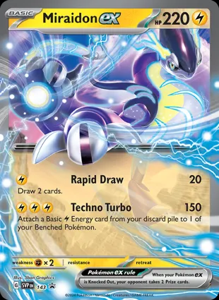 Miraidon ex 143 Scarlet & Violet Promos