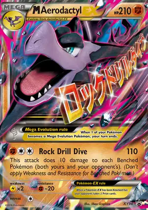 Mega Aerodactyl EX XY98 XY Promos