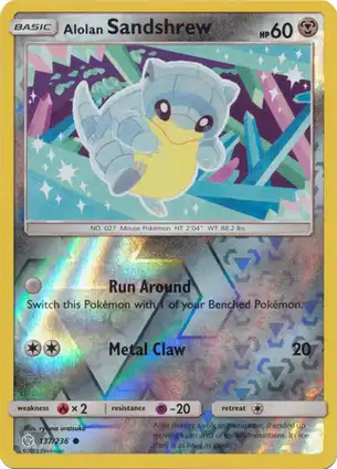 Alolan Sandshrew 137/236 Cosmic Eclipse