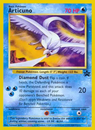 Articuno 22 Wizards of the Coast Promos