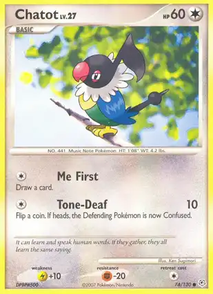 Chatot 74/130 Diamond & Pearl