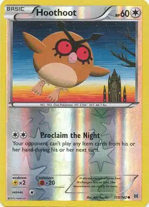 Hoothoot 119/162 BREAKthrough