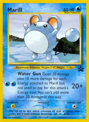Marill 29 Wizards of the Coast Promos