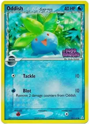 Oddish 73/110 EX Holon Phantoms