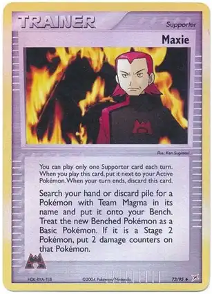 Maxie 73/95 EX Team Magma vs Team Aqua