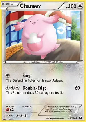 Chansey 80/108 Dark Explorers