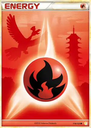 Fire Energy 116/123 HeartGold & SoulSilver