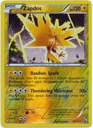 Zapdos 46/113 Legendary Treasures