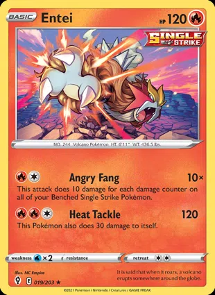 Entei 019/203 Evolving Skies