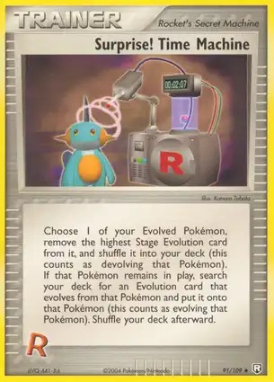 Surprise! Time Machine 91/109 EX Team Rocket Returns