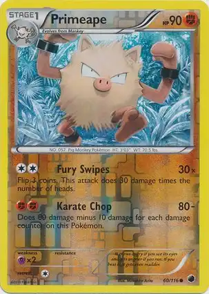 Primeape 60/116 Plasma Freeze