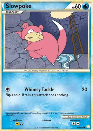 Slowpoke 81/123 HeartGold & SoulSilver