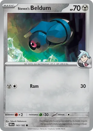 Steven's Beldum 143/182 Destined Rivals