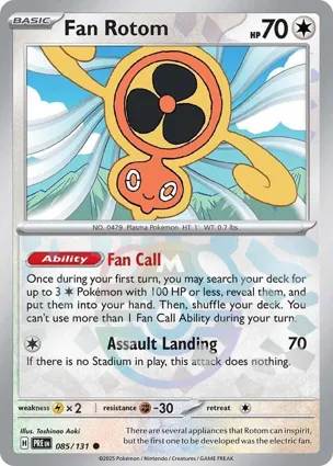 Fan Rotom 085/131 Prismatic Evolutions