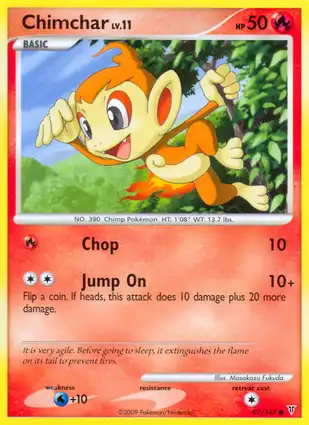 Chimchar 97/147 Supreme Victors