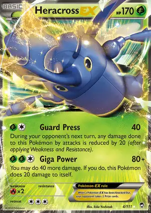 Heracross-EX 4/111 Furious Fists