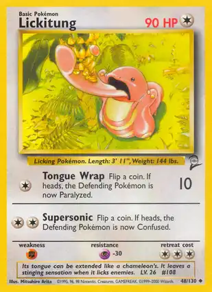 Lickitung 48/130 Base Set 2