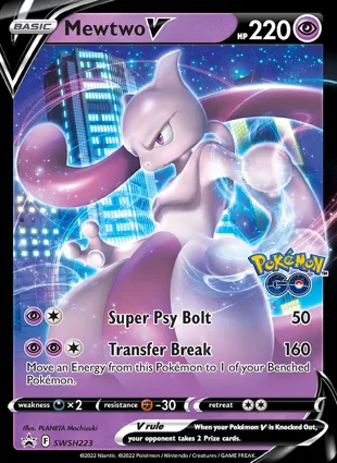 Mewtwo V SWSH223 Sword & Shield Promos
