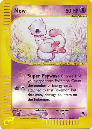 Mew 19/165 Expedition Base Set