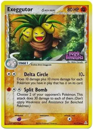 Exeggutor 41/110 EX Holon Phantoms